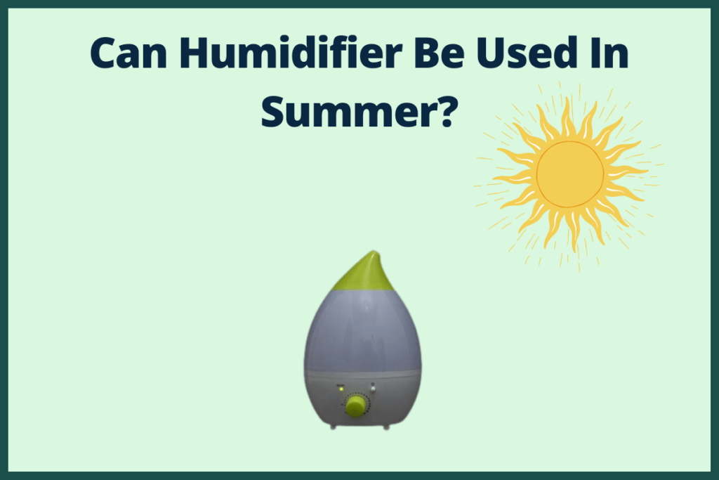 Can Humidifier Be Used In Summer