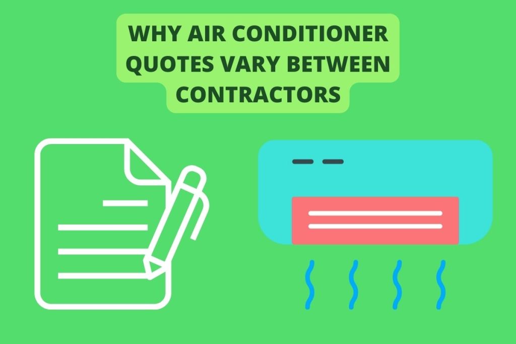 Why Air Conditioner Quotes Vary Between Contractors