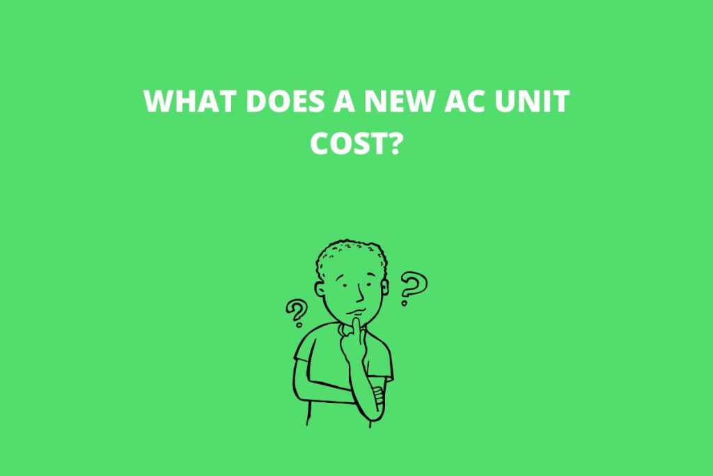 what does a new ac unit cost?